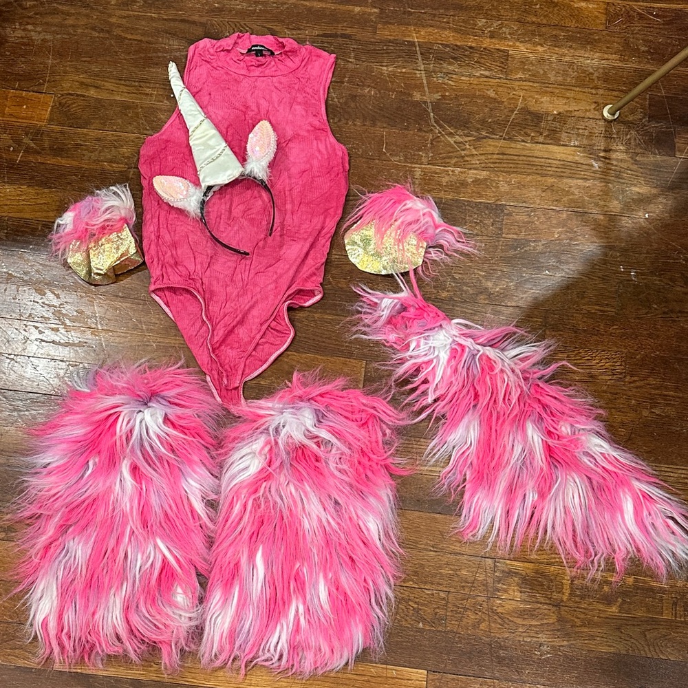 Pink Unicorn Costume Set Halloween